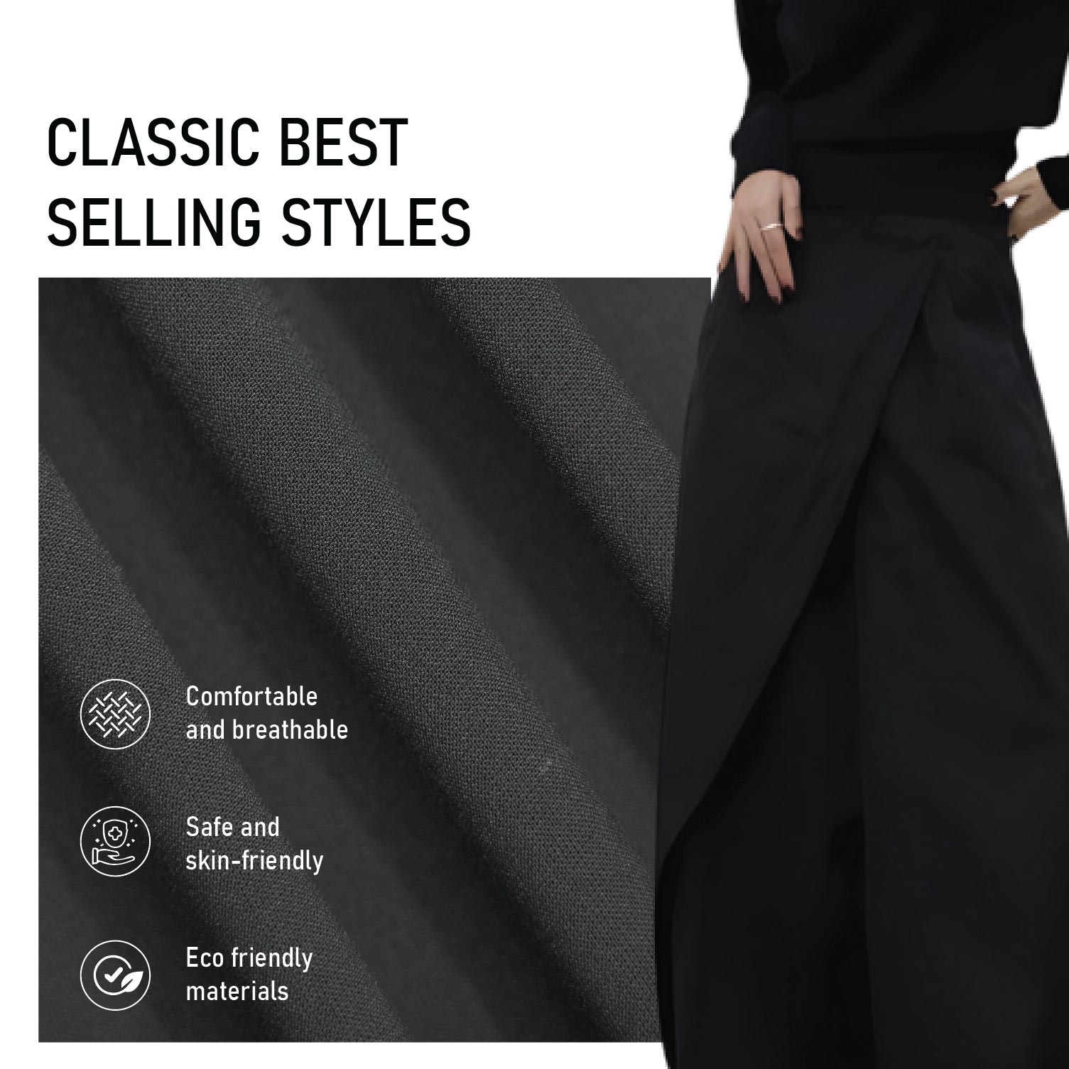 1833 Woven Fabric T/R/SP 76/20/4 - Ảnh 2