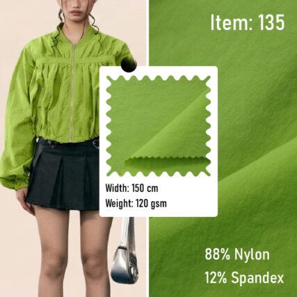 135 Woven Fabric Sportswear 88% Nylon 12% Spandex