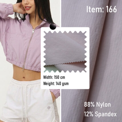 166 Woven Fabric Sportswear 88% Nylon 12% Spandex