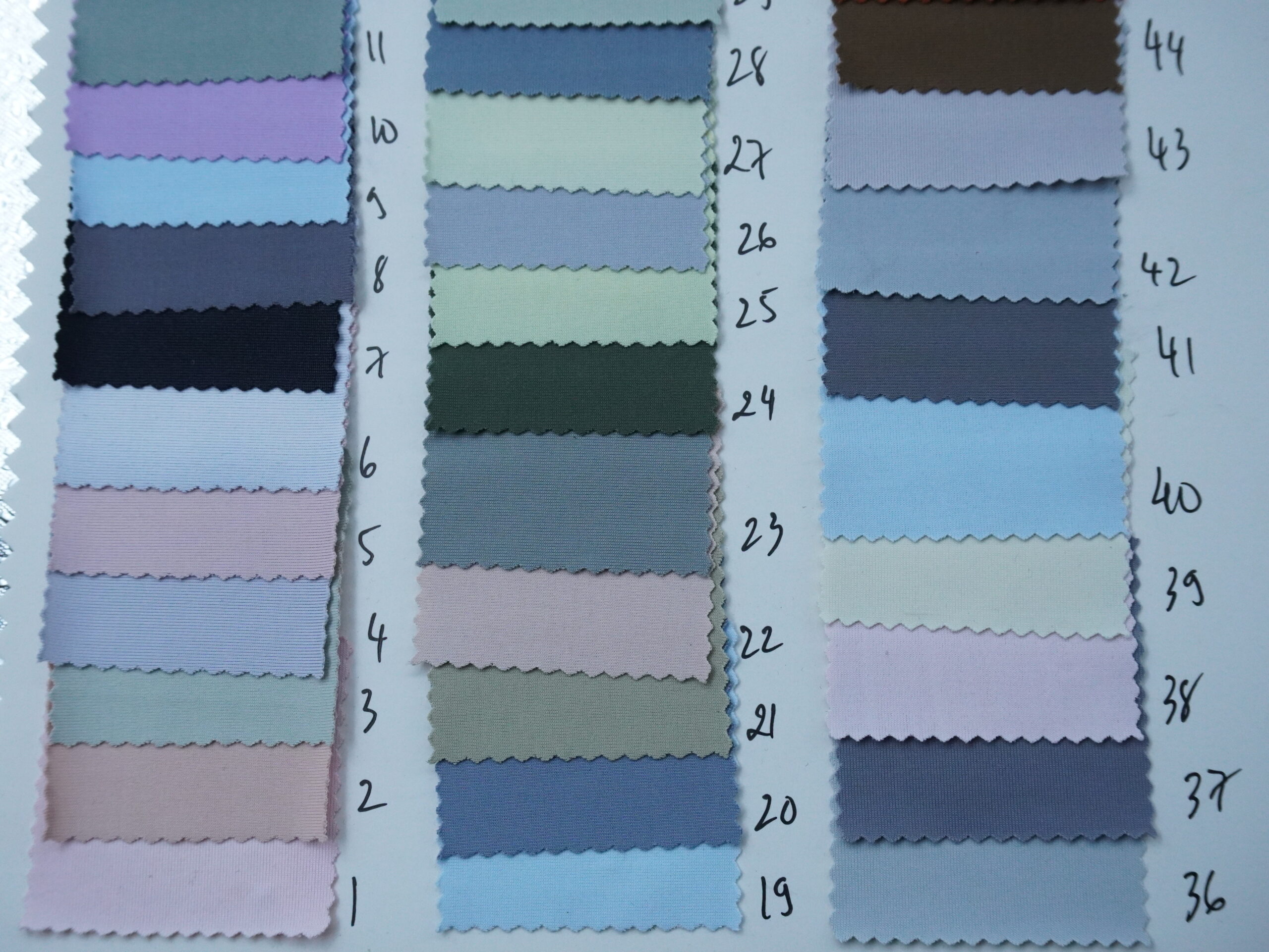 T7040 Knitted Fabric Sportswear 84% Polyester 16% Spandex - Ảnh 8