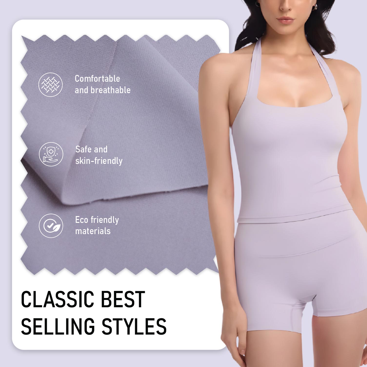 T7040 Knitted Fabric Sportswear 84% Polyester 16% Spandex - Ảnh 3