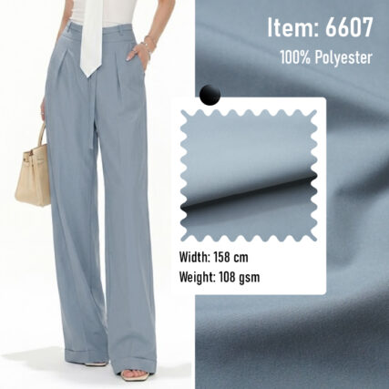 6607 Woven Fabric 100% Polyester