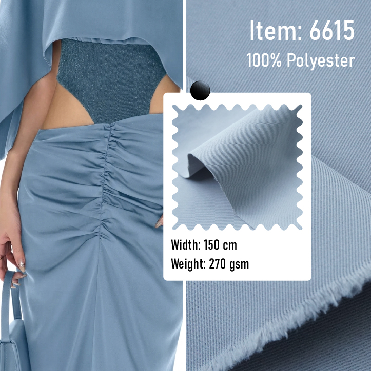 6615 Woven Fabric 100% Polyester