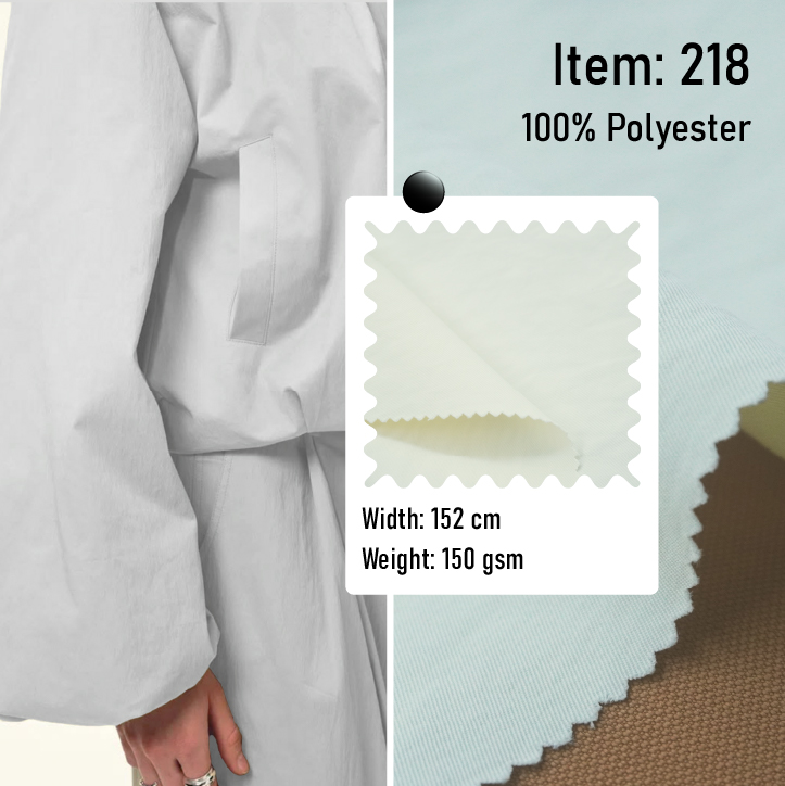 218 Woven Fabric Sportswear 100% Polyester