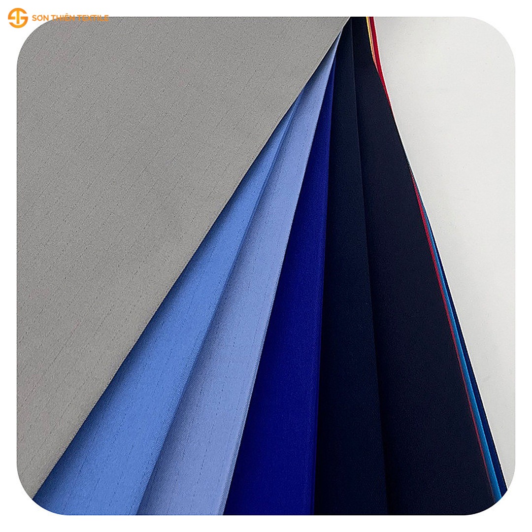 WK103 Anti-static Woven Fabric Ply-Yarn Drill CVC 60/40 – ảnh vải thật 1
