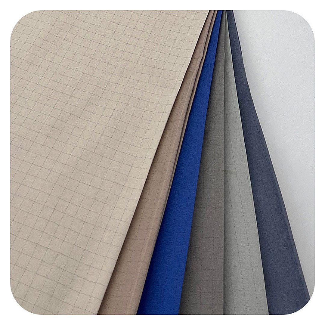 WK105 Anti-static Woven Fabric Fine Twill 100% Cotton – ảnh vải thật 1