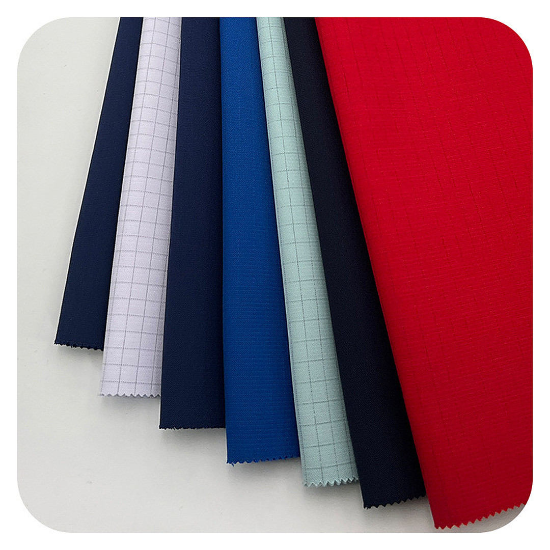 WK115 Anti-static Woven Fabric Twill T/C 90/8 – ảnh vải thật 1