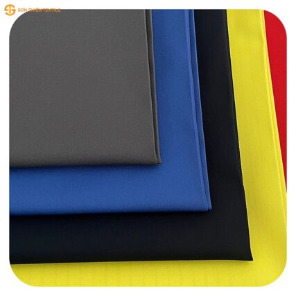 WK117 Anti-static Woven Fabric Twill 100% Polyester – ảnh vải thật 1