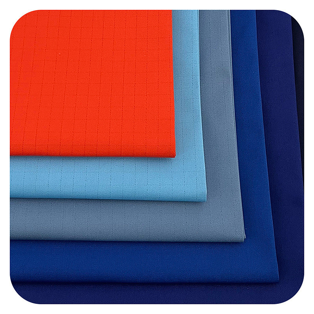 WK118 Anti-static Woven Fabric Ply-Yarn Drill T/C 65/35 – ảnh vải thật 1