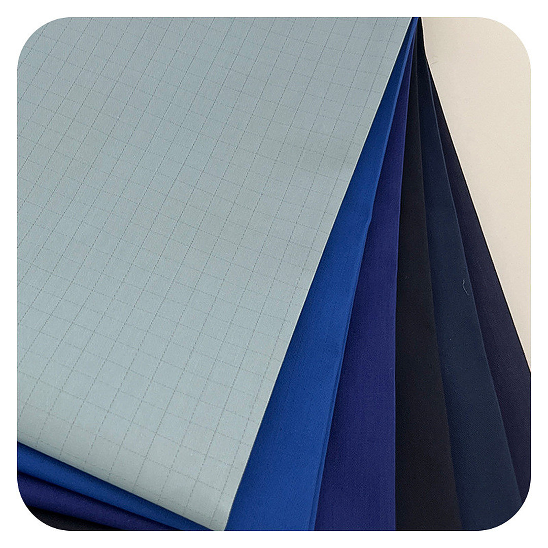 WK120 Anti-static Woven Fabric Fine Twill T/C 65/35 – ảnh vải thật 1