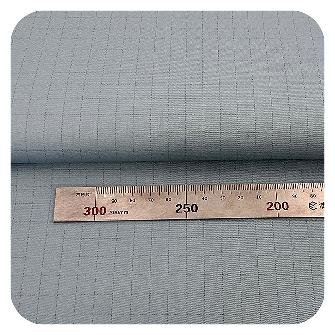 WK120 Anti-static Woven Fabric Fine Twill T/C 65/35 – ảnh vải thật 2