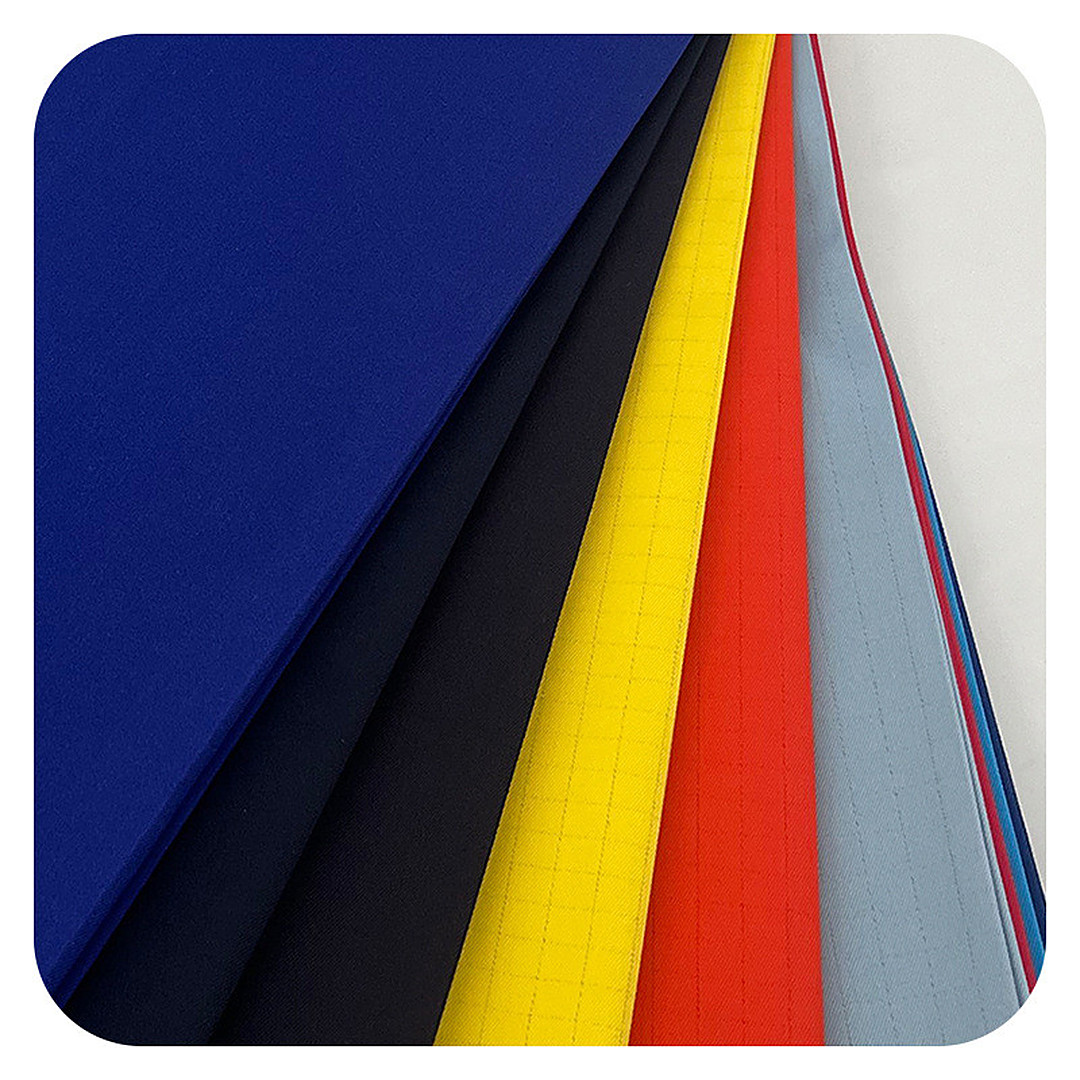 WK121 Anti-static Woven Fabric Ply-Yarn Drill CVC 60/40 – ảnh vải thật 1