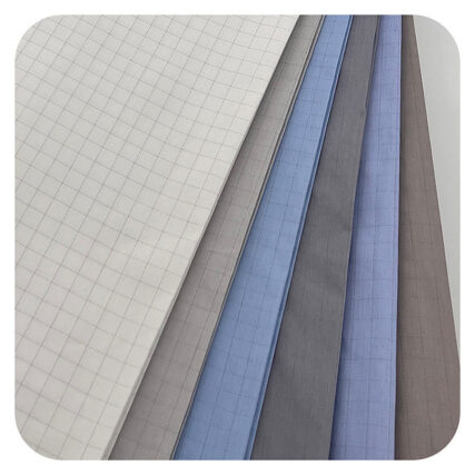 WK124 Anti-static Woven Fabric Poplin CVC 60/40 – ảnh vải thật 1