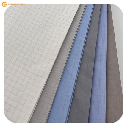 WK124 Anti-static Woven Fabric Poplin CVC 60/40 – ảnh vải thật 1