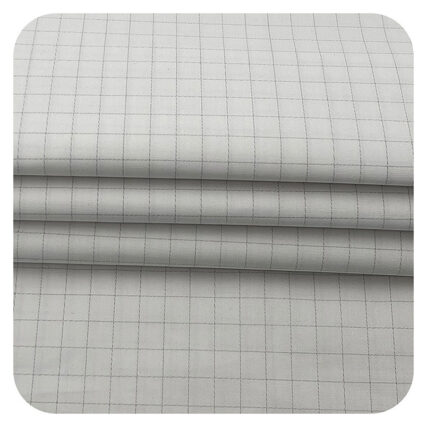 WK124 Anti-static Woven Fabric Poplin CVC 60/40 – ảnh vải thật 2