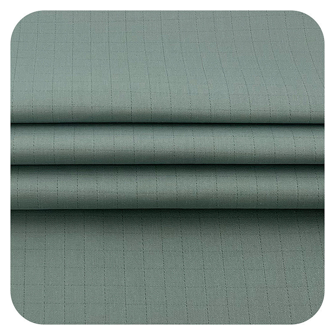 WK128 Anti-static Woven Fabric Fine Twill CVC 60/40 – ảnh vải thật 2