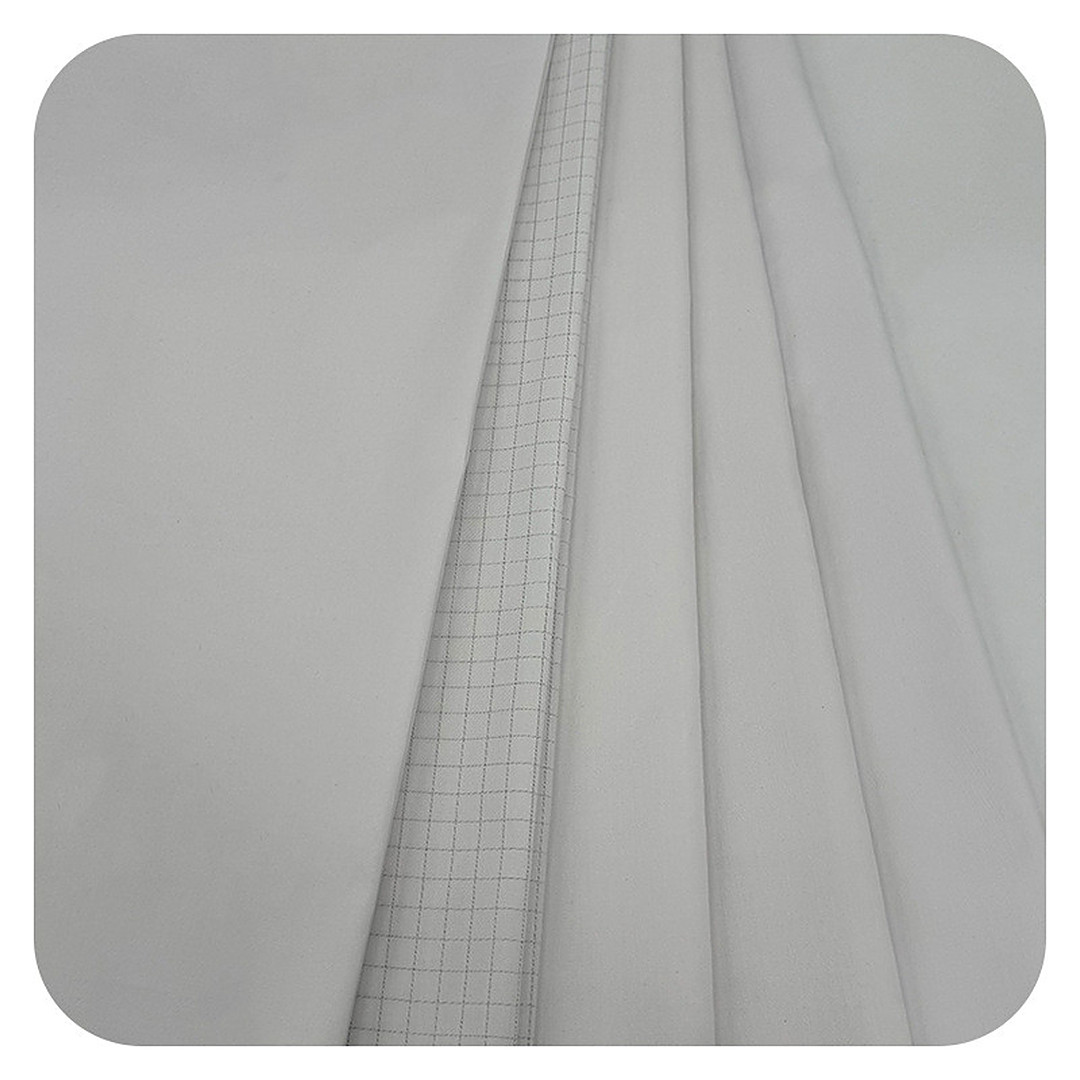 WK136 Anti-static Woven Fabric Twill CVC 59/40 – ảnh vải thật 1