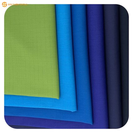 WK137 Anti-static Woven Fabric Fine Twill T/C 65/35 – ảnh vải thật 1