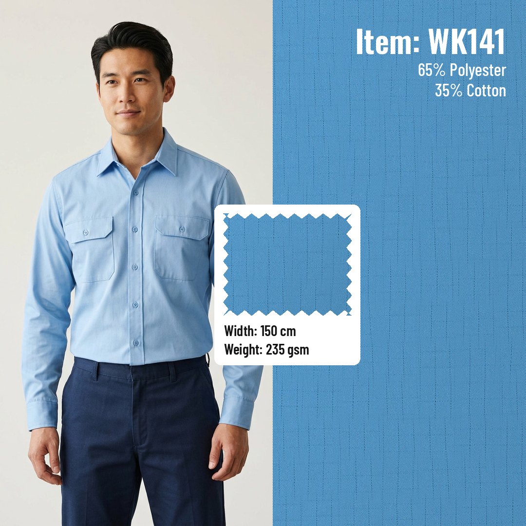 WK141 Anti-static Woven Fabric Drill T/C 65/35
