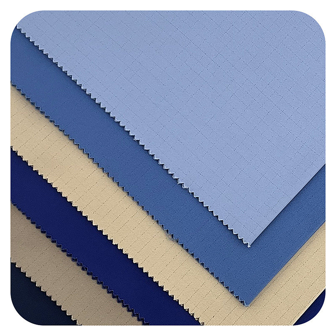 WK143 Anti-static Woven Fabric Ply-Yarn Drill 100% Cotton – ảnh vải thật 1