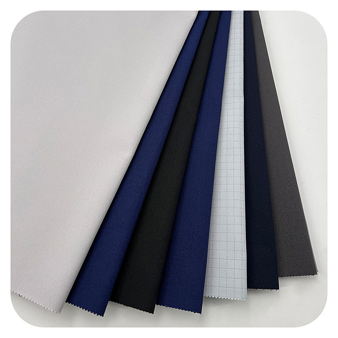 WK146 Anti-static Woven Fabric Twill T/C 92/6 – ảnh vải thật 1