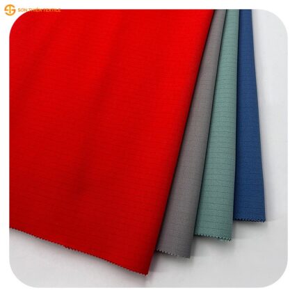 WK147 Anti-static Woven Fabric Twill T/C 92/6 – ảnh vải thật 1