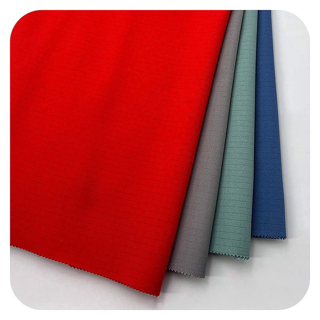 WK147 Anti-static Woven Fabric Twill T/C 92/6 – ảnh vải thật 1