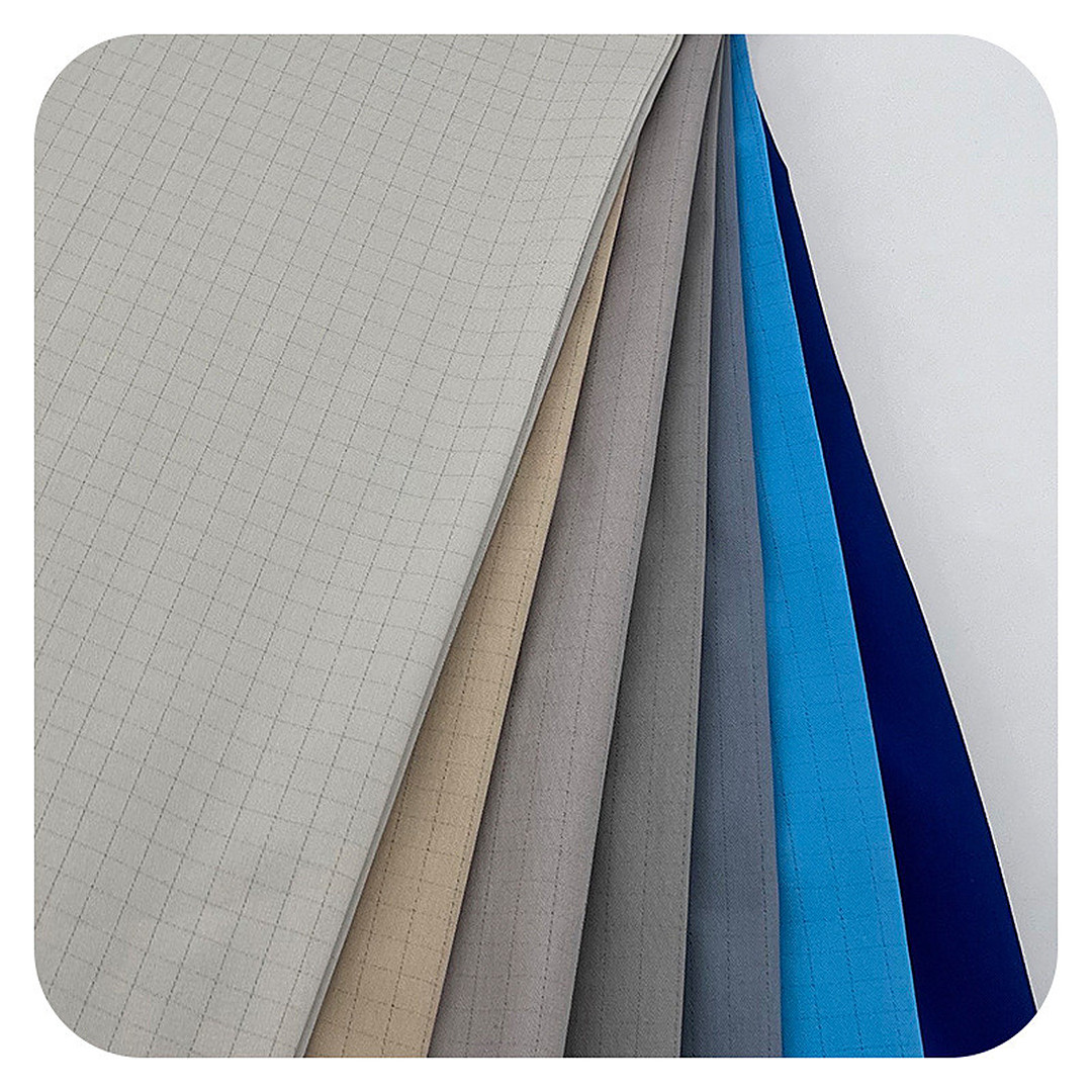 WK148 Anti-static Woven Fabric Twill CVC 50/40 – ảnh vải thật 1