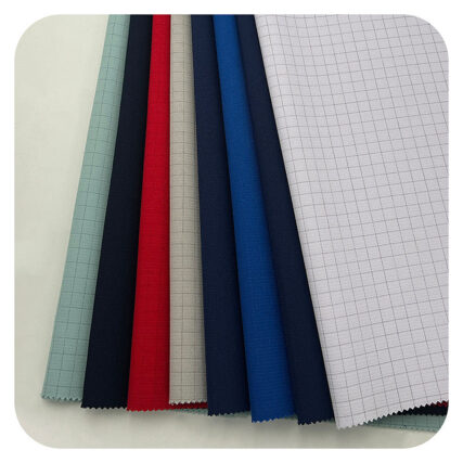 WK153 Anti-static Woven Fabric Twill T/C 90/8 – ảnh vải thật 1