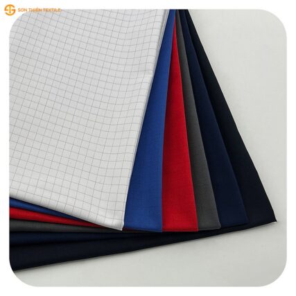 WK154 Anti-static Woven Fabric Twill 98% Polyester – ảnh vải thật 1