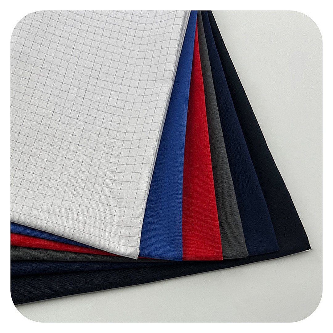 WK154 Anti-static Woven Fabric Twill 98% Polyester – ảnh vải thật 1