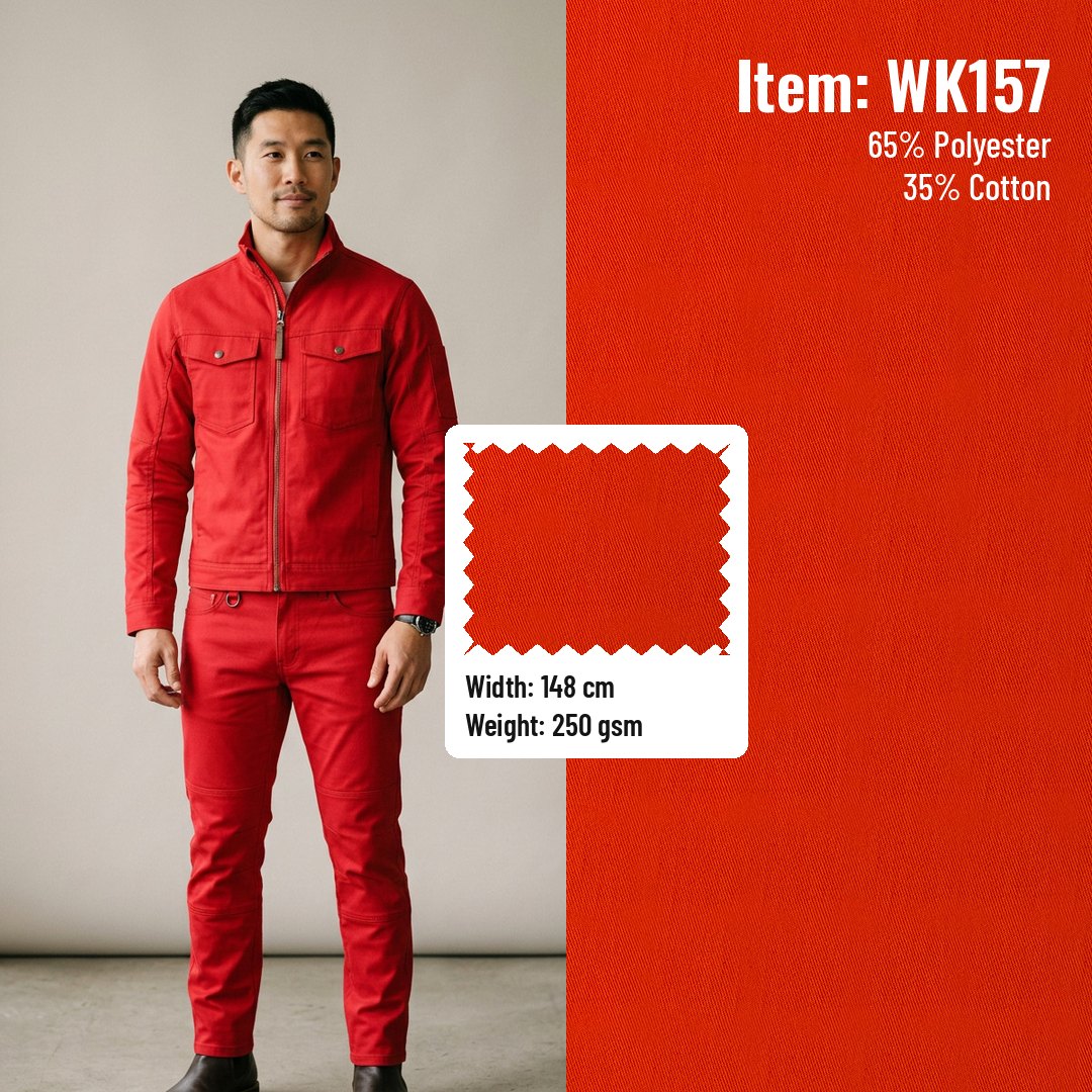 WK157 Anti-static Woven Fabric Twill T/C 65/35