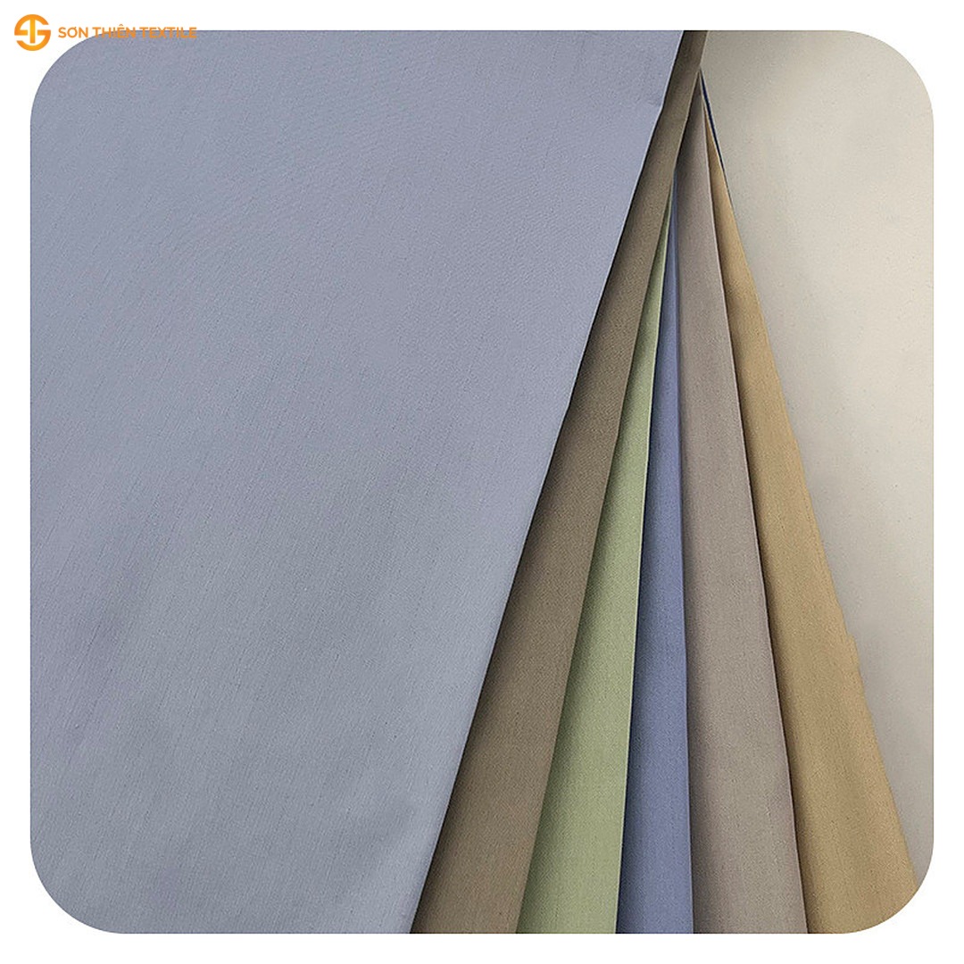 WK163 Anti-static Woven Fabric Fine Twill CVC 60/40 – ảnh vải thật 1