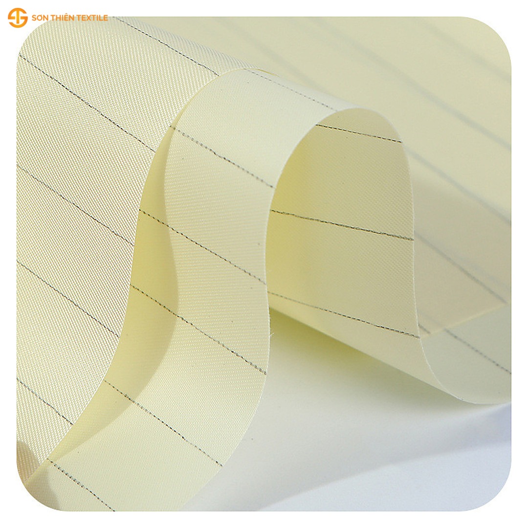 WK166 Anti-static Woven Fabric Twill 100% Polyester – ảnh vải thật 2
