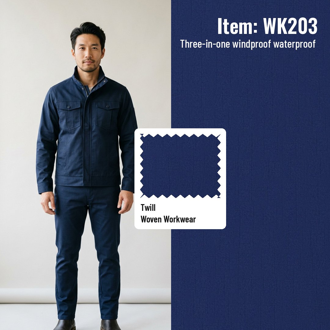 WK203 Water & Oil Repellent Woven Fabric Twill