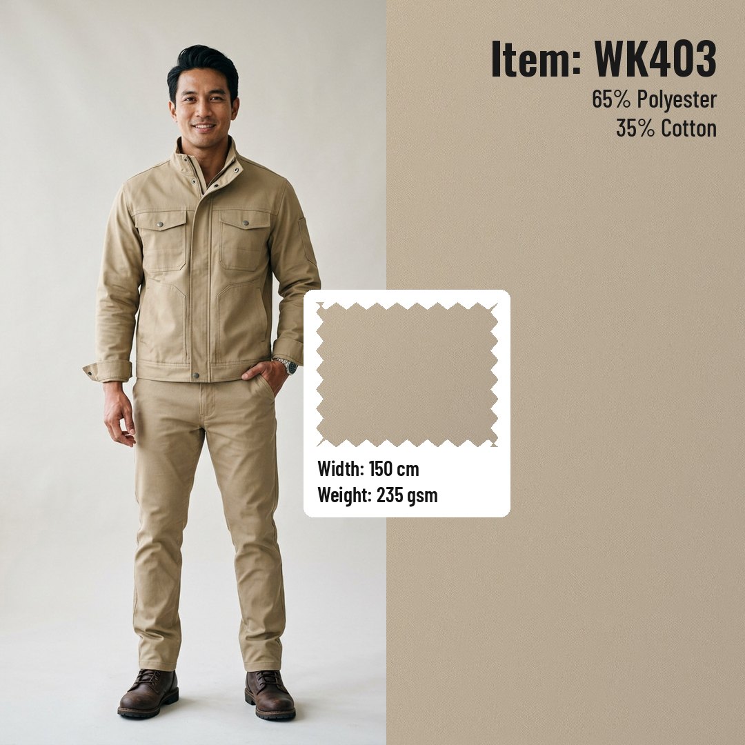 WK403 Woven Fabric Drill T/C 65/35
