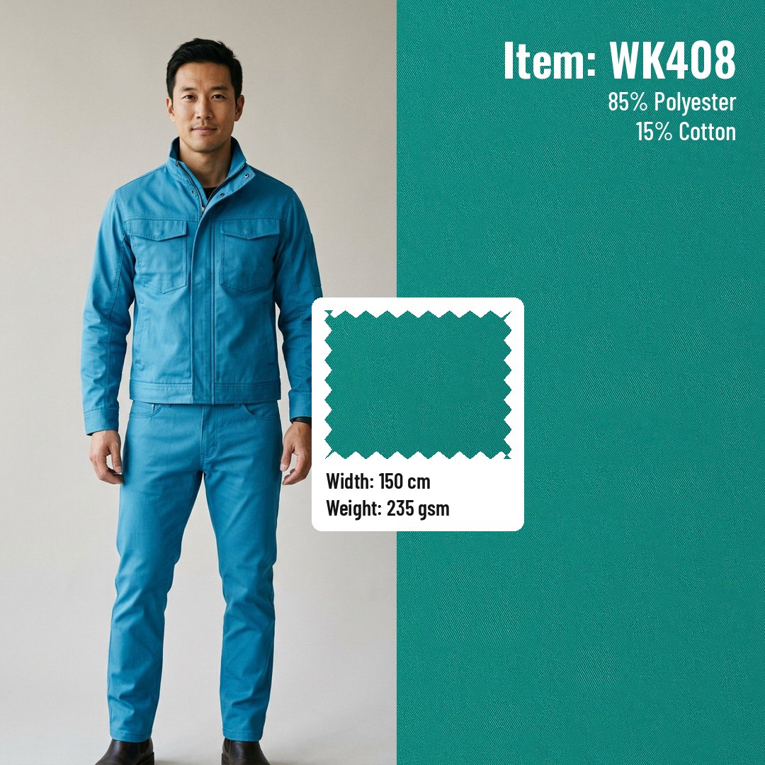 WK408 Woven Fabric Drill T/C 85/15
