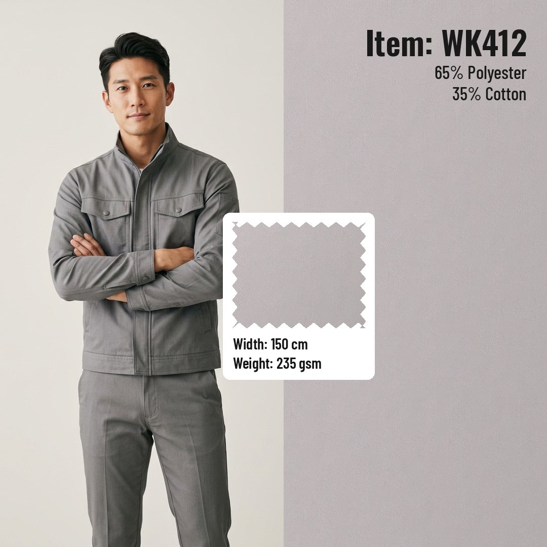 WK412 Woven Fabric Drill T/C 65/35