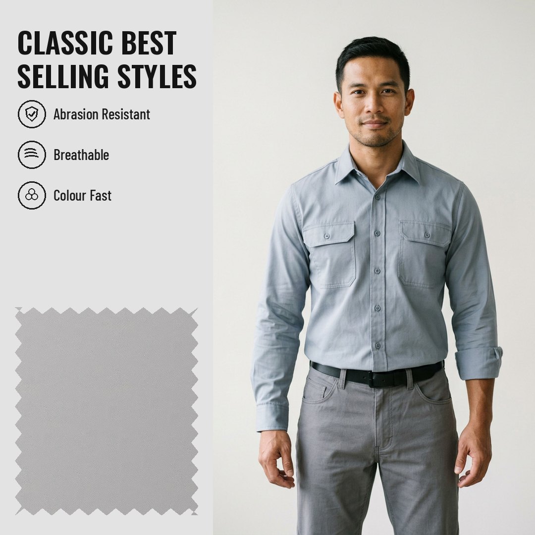 WK419 Woven Fabric Twill T/C - Ảnh 2