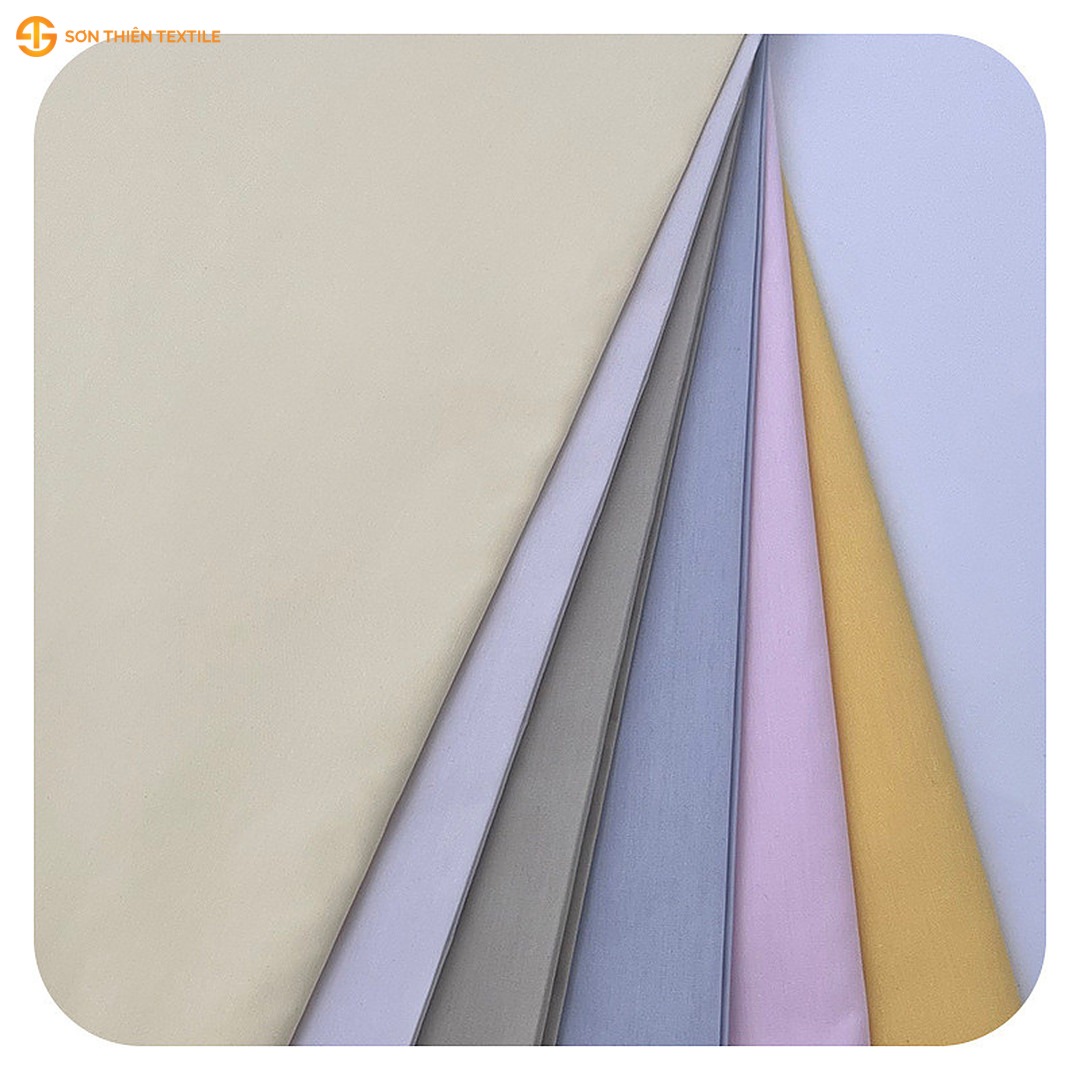 WK506 Woven Fabric Poplin T/R 65/35 – ảnh vải thật 1