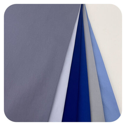 WK524 Woven Fabric Fine Twill CVC 60/40 – ảnh vải thật 1
