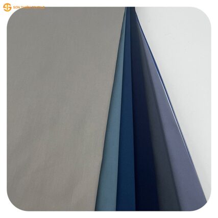 WK525 Woven Fabric Fine Twill CVC 60/40 – ảnh vải thật 1