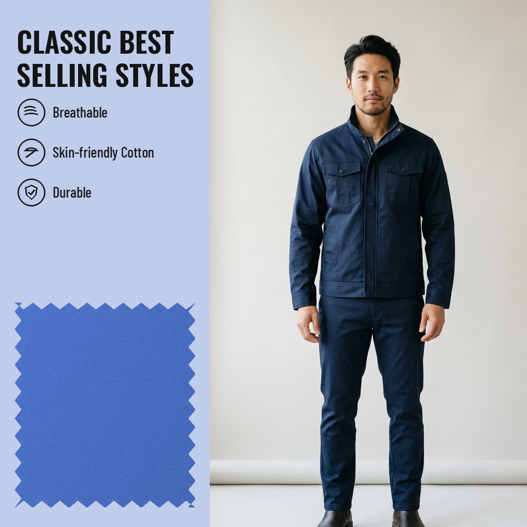 WK528 Woven Fabric High-Density Twill CVC 60/40 - Ảnh 2