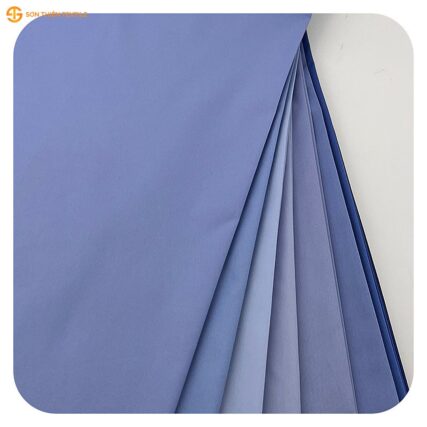 WK530 Woven Fabric High-Density Twill CVC 60/40 – ảnh vải thật 1