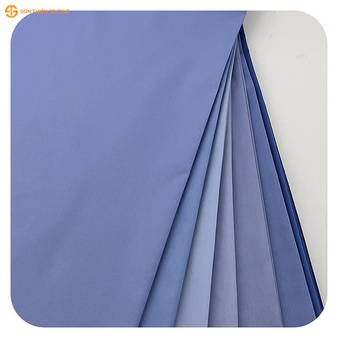 WK530 Woven Fabric High-Density Twill CVC 60/40 – ảnh vải thật 1