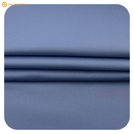 WK532 Woven Fabric High-Density Twill CVC 60/40 – ảnh vải thật 2