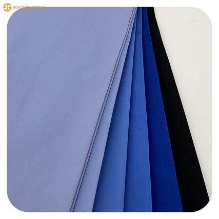 WK537 Woven Fabric High-Density Twill CVC 60/40 – ảnh vải thật 1