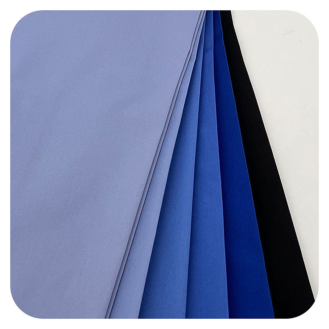 WK537 Woven Fabric High-Density Twill CVC 60/40 – ảnh vải thật 1