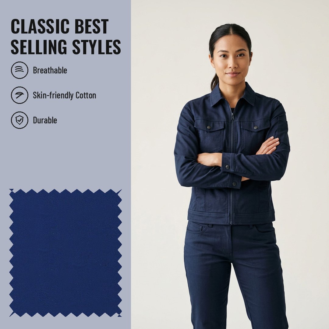 WK610 Woven Fabric Ply-Yarn Drill 100% Cotton - Ảnh 2