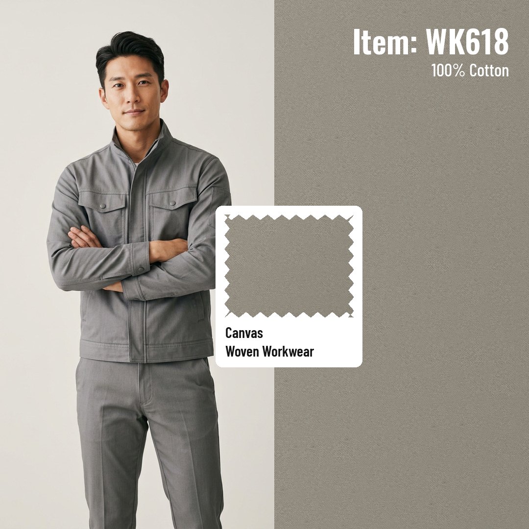WK618 Woven Fabric Canvas 100% Cotton